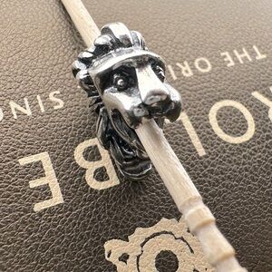 AUTHENTIC TROLLBEAD world tour lions head silver bead